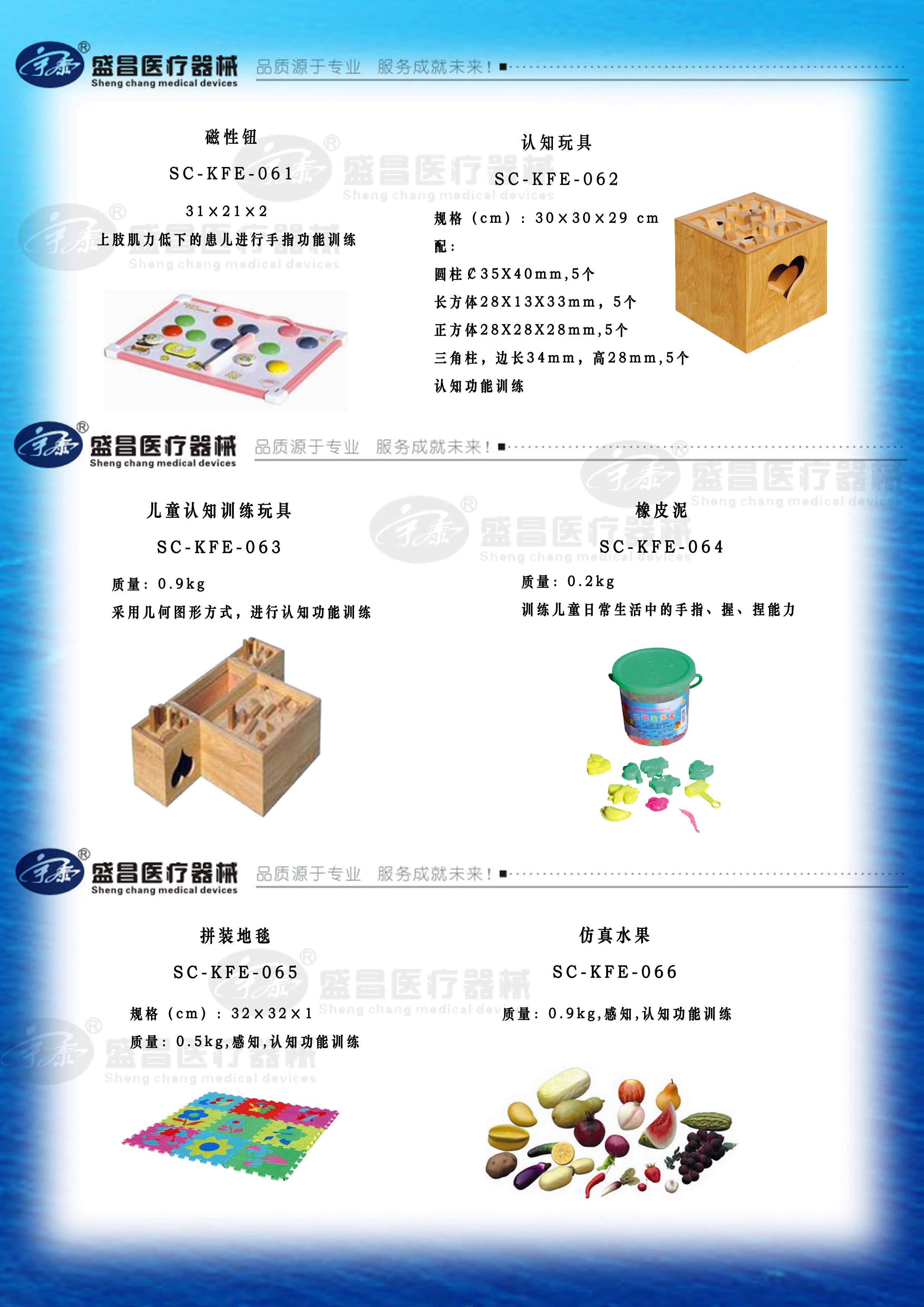 橡皮泥；拼裝地毯；仿真水果